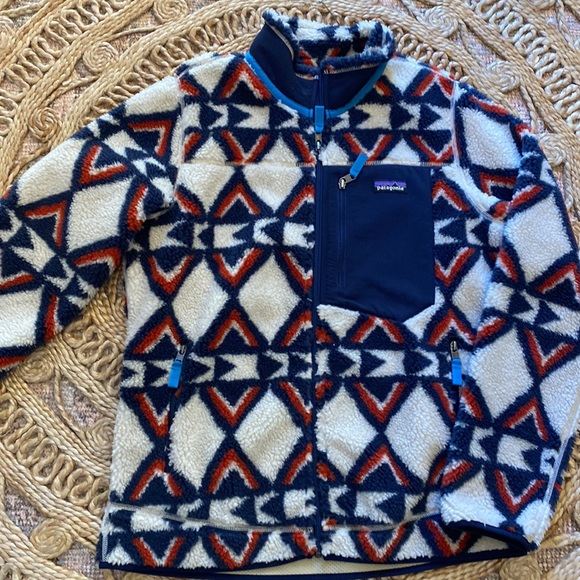 RARE HTF NWOT Patagonia Retro X Aztec Fleece sz L - Picture 3 of 7